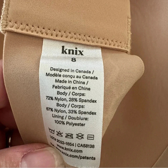 NWT Knix Size 8 wingwoman contour Bra Warm Sand Wireless 40D 42D 40DD 42DD 40E - Picture 7 of 11